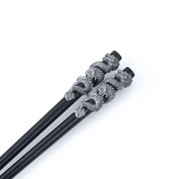 Load image into Gallery viewer, Royal Selangor 2024 Year of the Dragon - Chopsticks &amp; Rest Set
