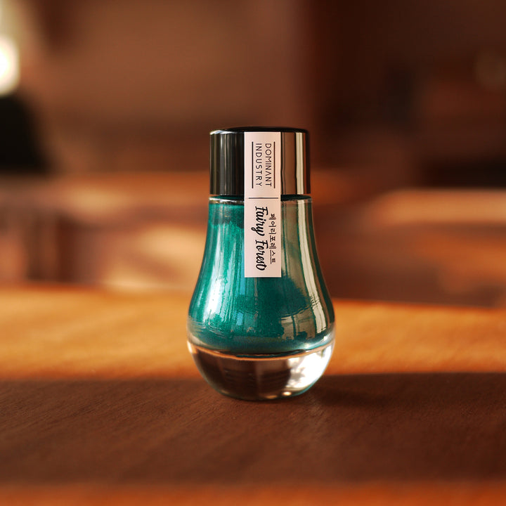 Dominant Industry Pearl 25ml Ink Bottle Fairy Forest 017 — Dominant Industry fountain pen ink — premium bottled ink for writing, at Cityluxe Singapore