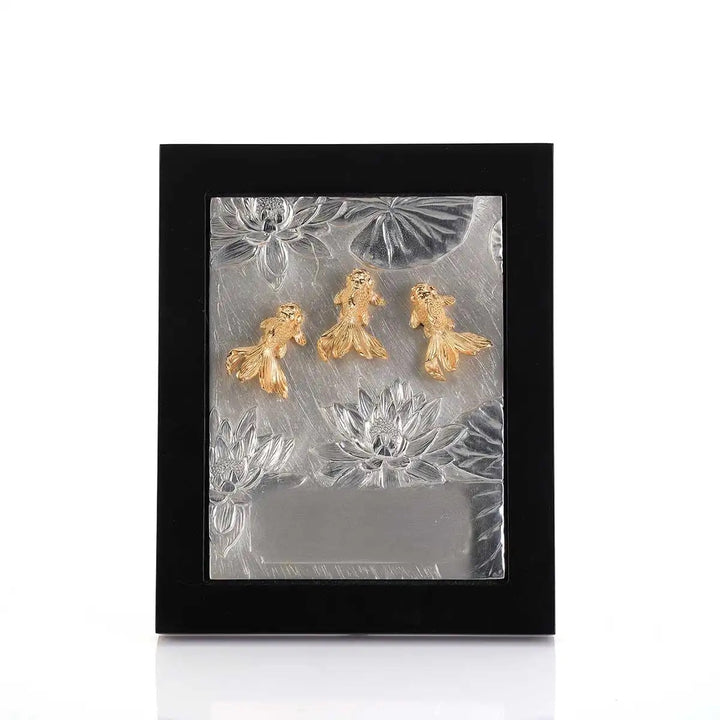 Royal Selangor Three Goldfish Plaque