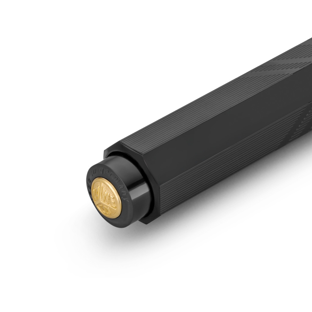 Kaweco Classic Sport Guilloche Ballpoint Pen in Black — Kaweco ballpoint pen — reliable smooth-writing everyday pen, at Cityluxe Singapore
