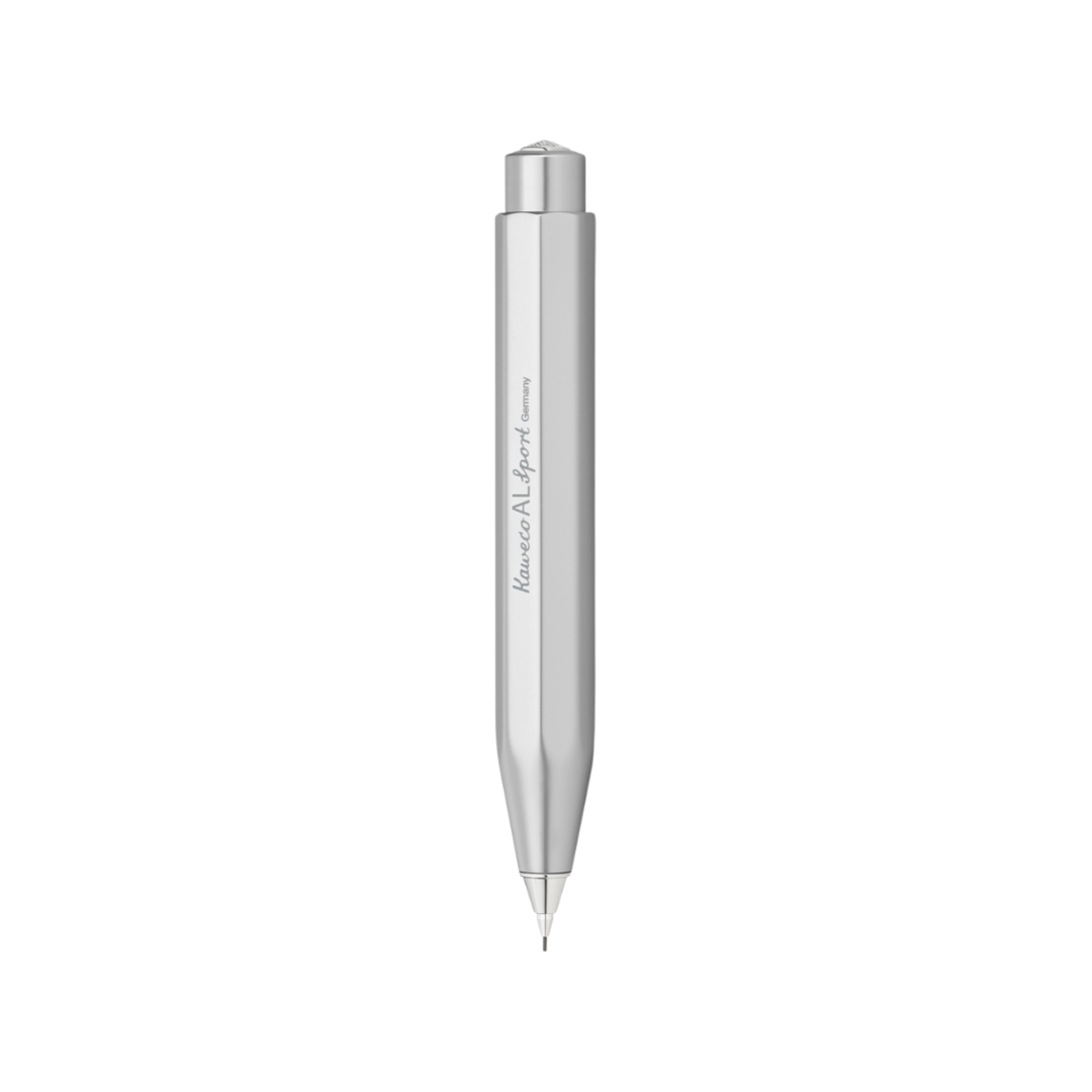 Kaweco AL Sport Mechanical Pencil - Silver — lead extended