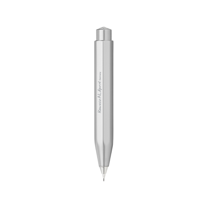 Kaweco AL Sport Mechanical Pencil - Silver — lead extended