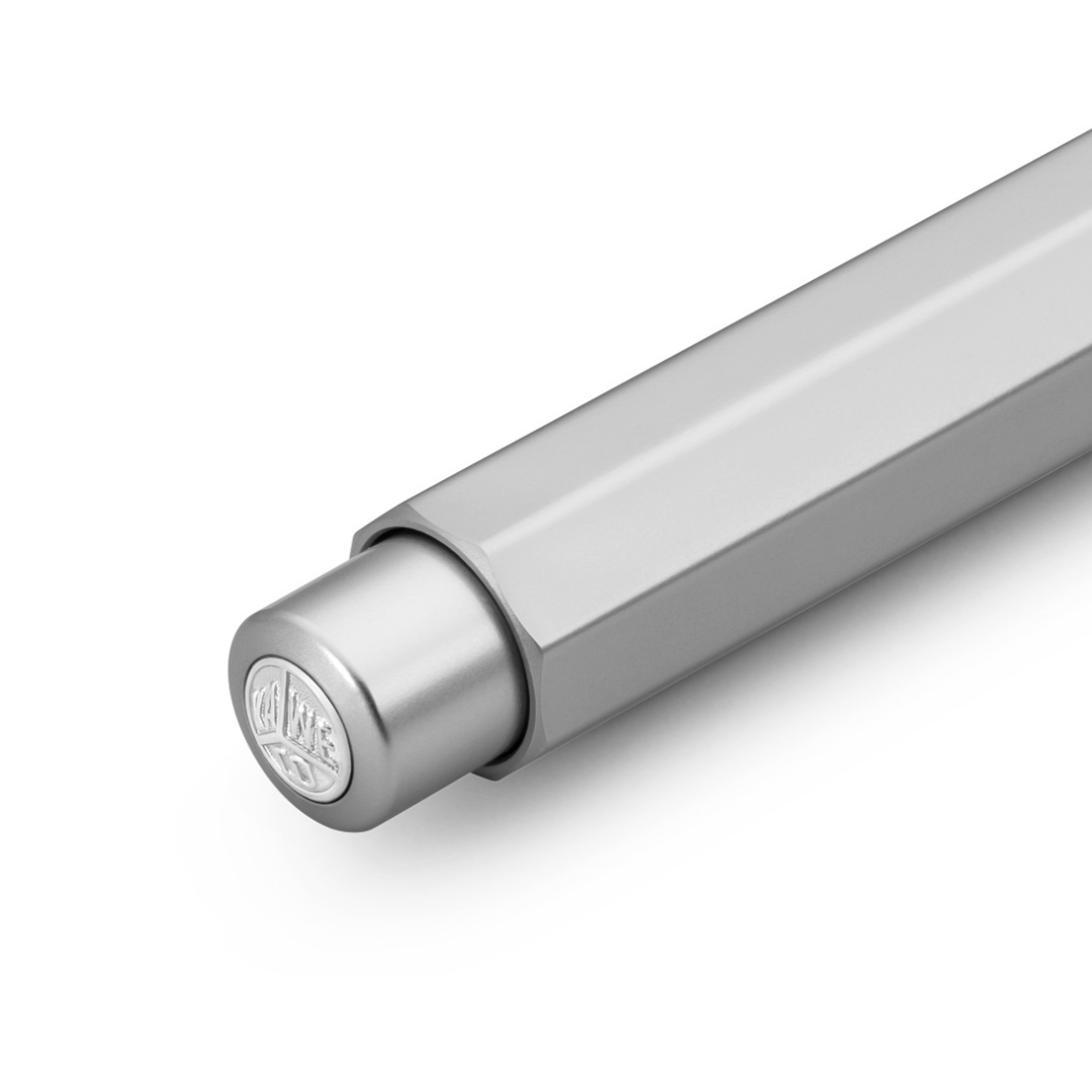 Kaweco AL Sport Mechanical Pencil - Silver — barrel detail
