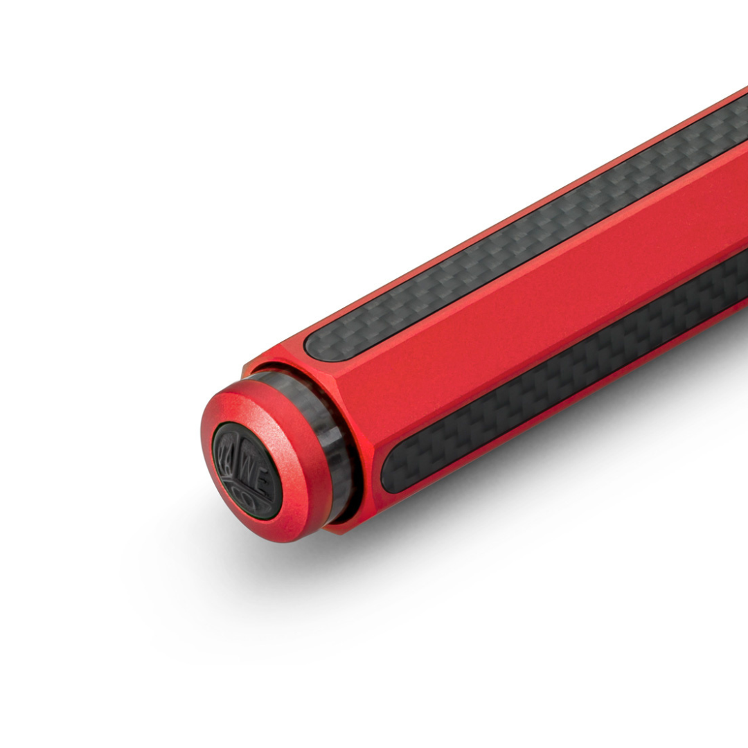 Kaweco AC Sport Ballpoint Pen - Red — flat lay