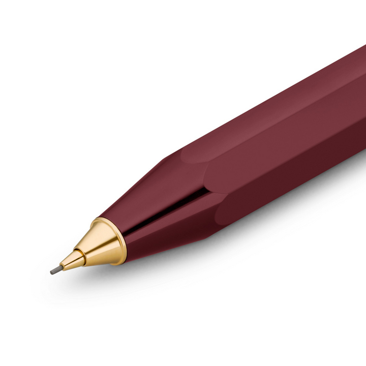 Kaweco Classic Sport Mechanical Pencil - Bordeaux — with packaging