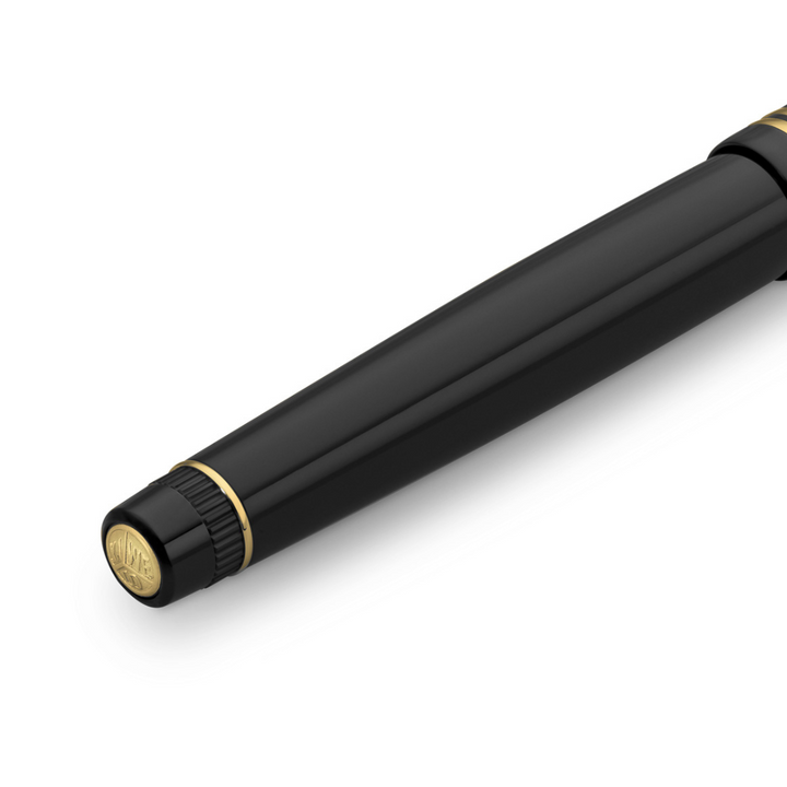 Kaweco DIA2 Rollerball Pen - Black with Gold Trim