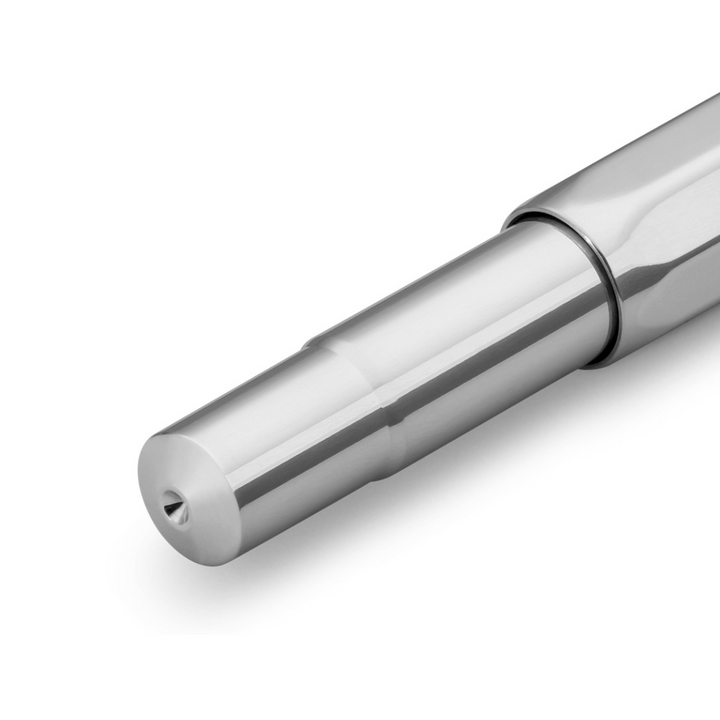 Kaweco AL Sport Gel Roller Pen - Raw Aluminium — flat lay