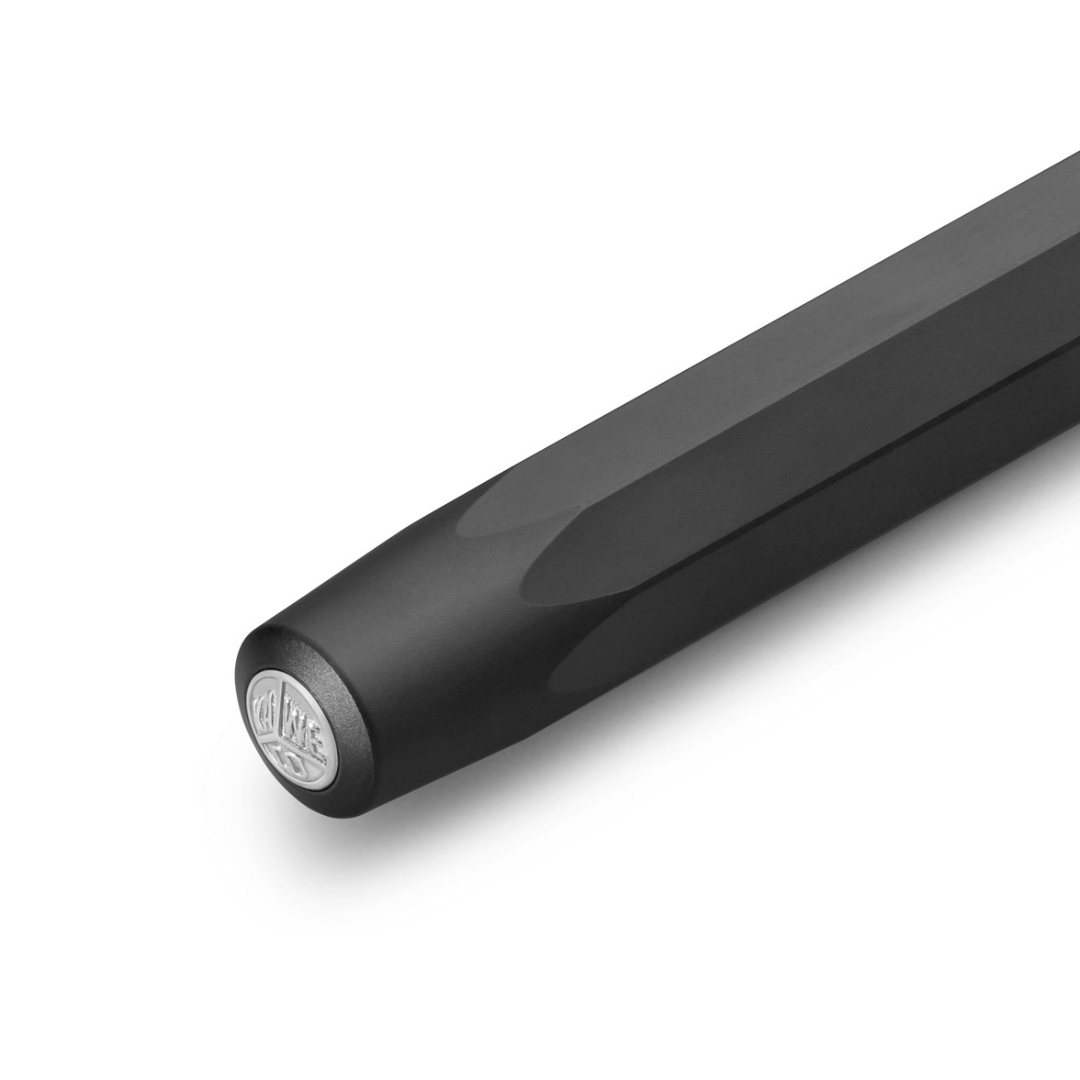 Kaweco AL Sport Gel Roller Pen - Black — flat lay