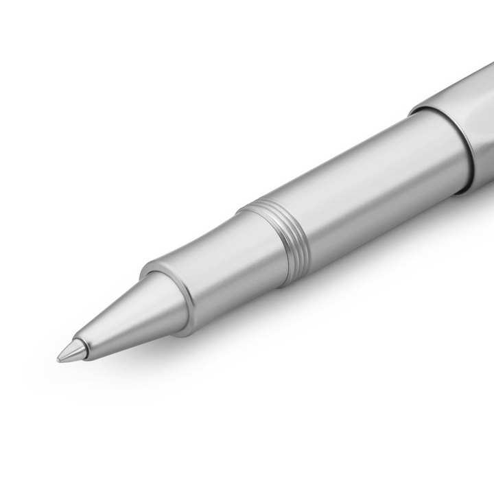 Kaweco AL Sport Gel Rollerball Pen - Silver — close-up