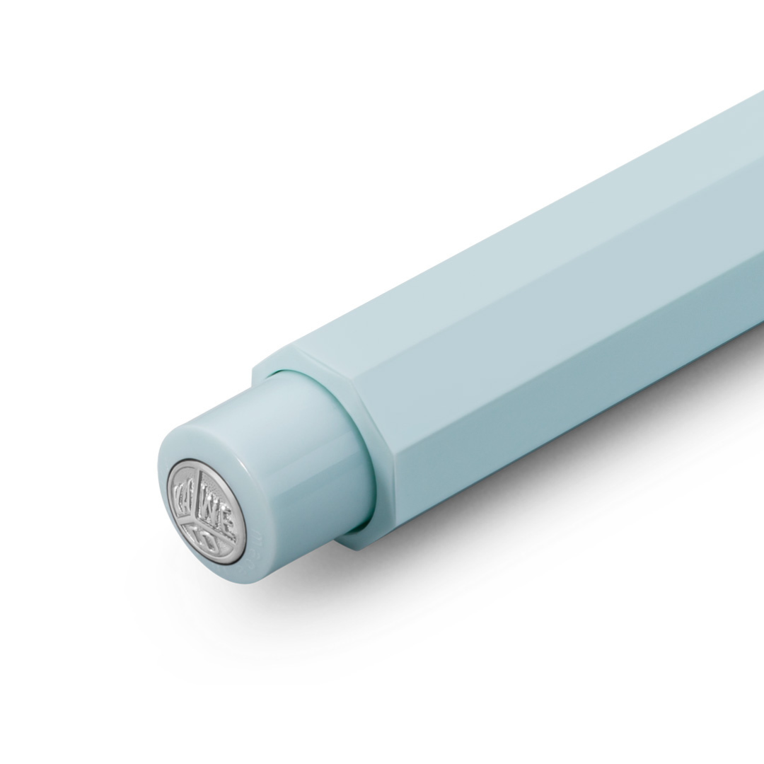 Kaweco Skyline Sport Mechanical Pencil - Mint — writing at an angle