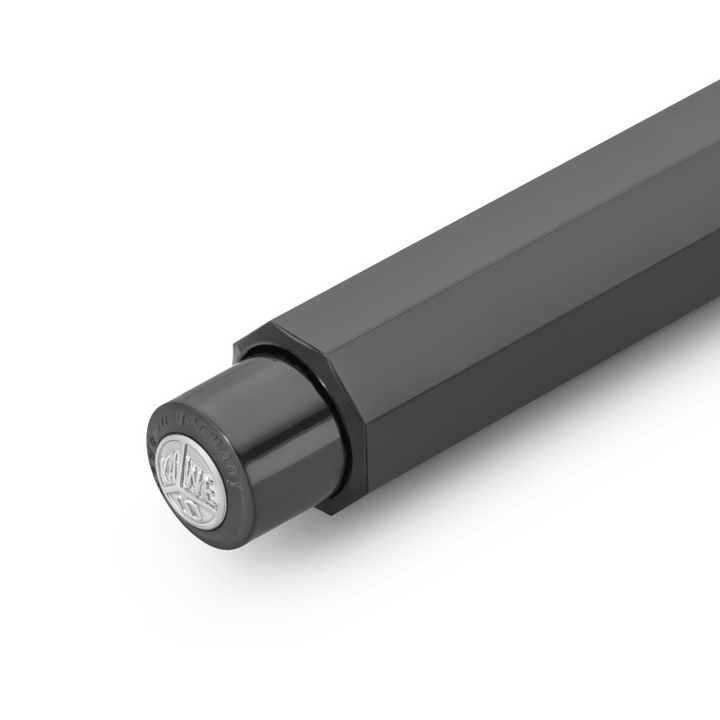 Kaweco Skyline Sport Mechanical Pencil - Gray — writing at an angle