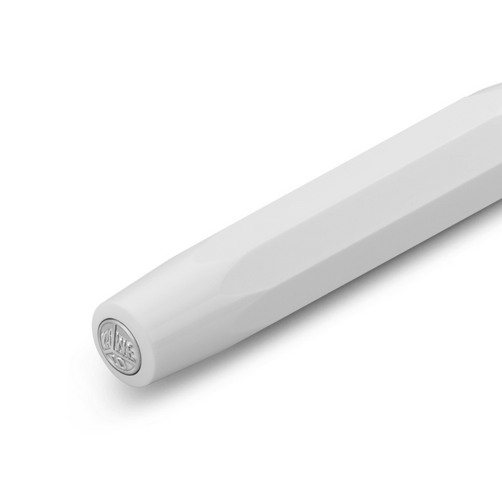 Kaweco Skyline Sport Gel Rollerball Pen - White — flat lay