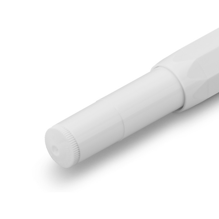 Kaweco Skyline Sport Gel Rollerball Pen - White — flat lay