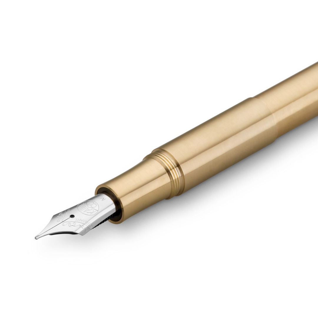 Kaweco Supra Fountain Pen in Brass — Kaweco fountain pen — precision nib writing instrument, at Cityluxe Singapore stationery store