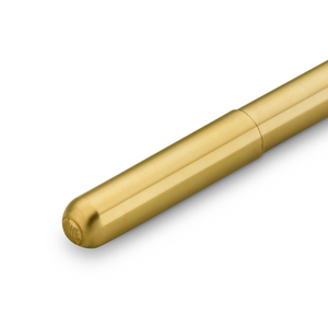Kaweco Liliput Ballpoint Pen - Brass With Cap
