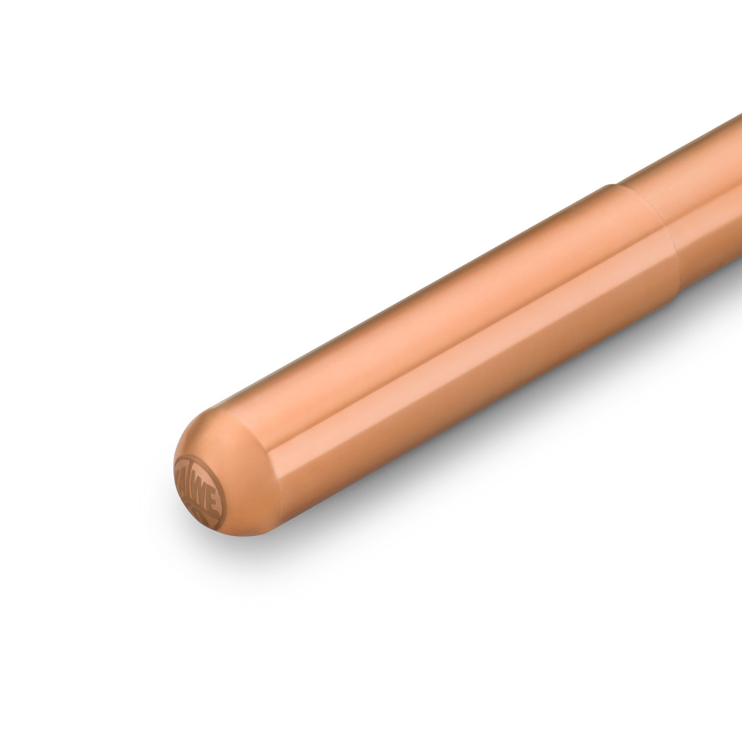 Kaweco Liliput Ballpoint Pen - Copper with Cap — flat lay