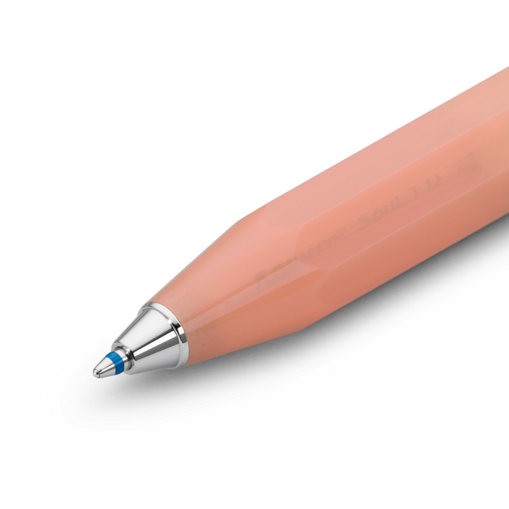 Kaweco Frosted Sport Ballpoint Pen - Soft Mandarin — engraving example