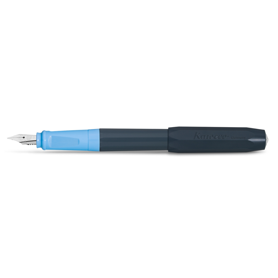 Kaweco Perkeo Calligraphy Set Blue (nib size: 1.1, 1.5, 1.9) — with packaging