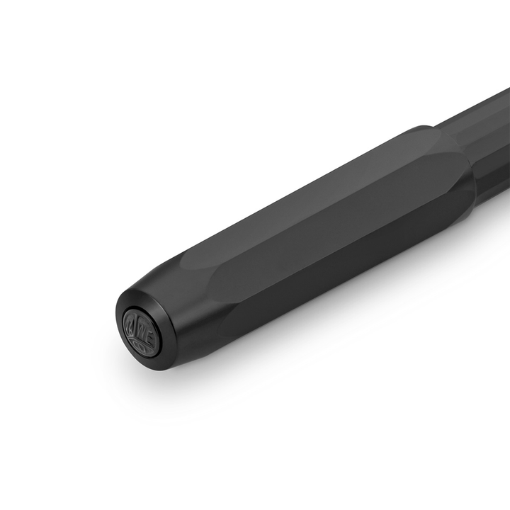 Kaweco Perkeo Rollerball Pen Pack - All Black — barrel detail