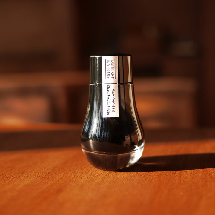 Dominant Industry Standard 25ml Ink Bottle Manschurian Violet 107 — Dominant Industry fountain pen ink — premium bottled ink for writing, at Cityluxe Singapore