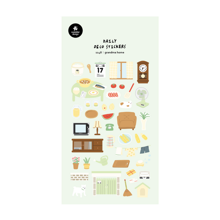 Suatelier Daily Deco Stickers - Grandma Home — front view