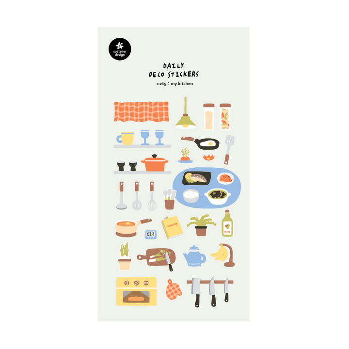 Suatelier Daily Deco Stickers - My Kitchen — front view