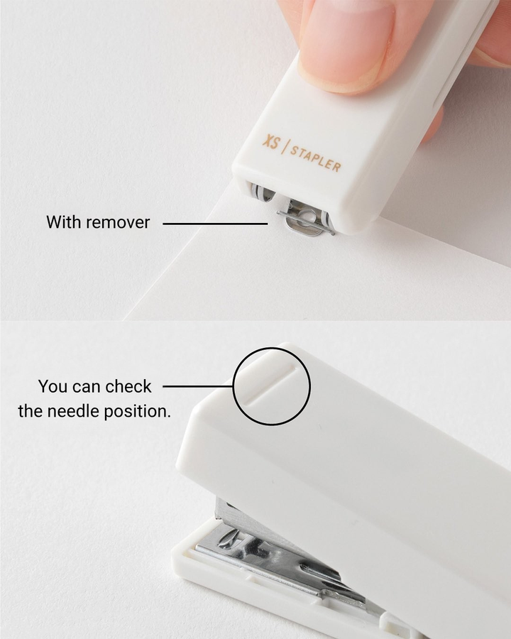 Midori XS Compact Stapler Black B — Midori stapler — premium stationery and lifestyle, at Cityluxe Singapore