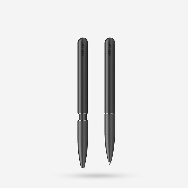 Stilform PEN Warp Black Aluminium Ballpoint Pen