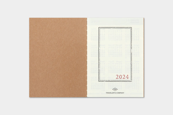 Load image into Gallery viewer, TRAVELER&#39;S notebook Refill (Passport Size) - 2024 Monthly (Pre-Order)
