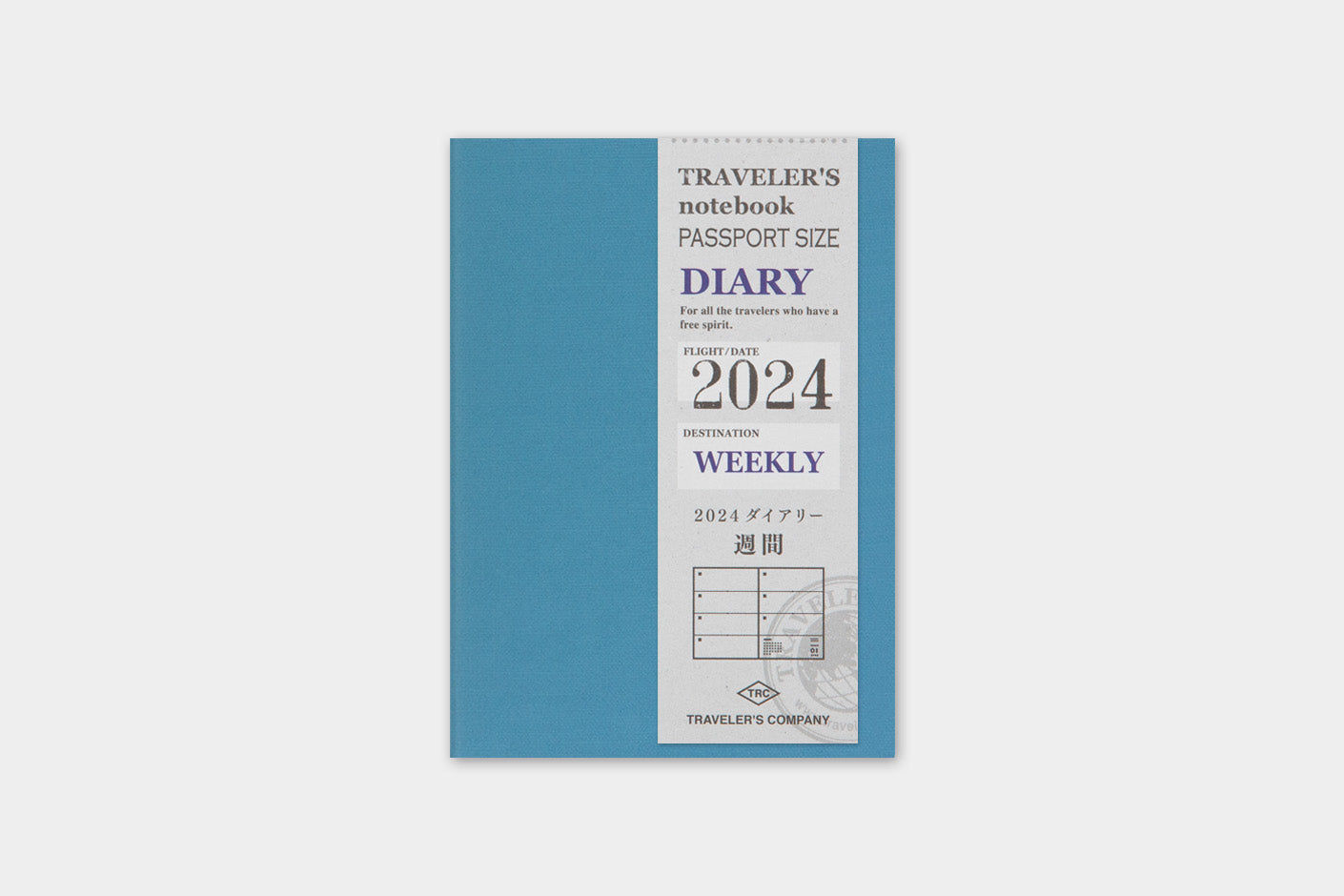 TRAVELER'S notebook Refill (Passport Size) 2024 Weekly (Pre-Order) –  Cityluxe