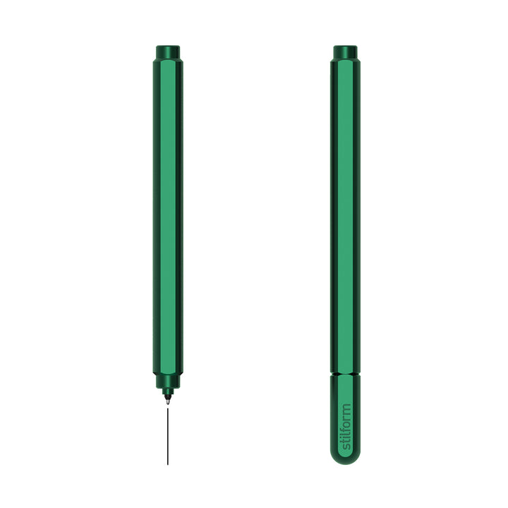 Stilform ARC Aurora Green Aluminium Gel Pen (2)