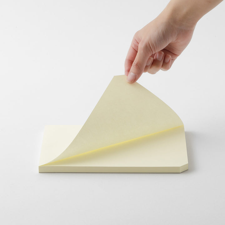 MD Notebook Paper Pad A5 - Blank — in use