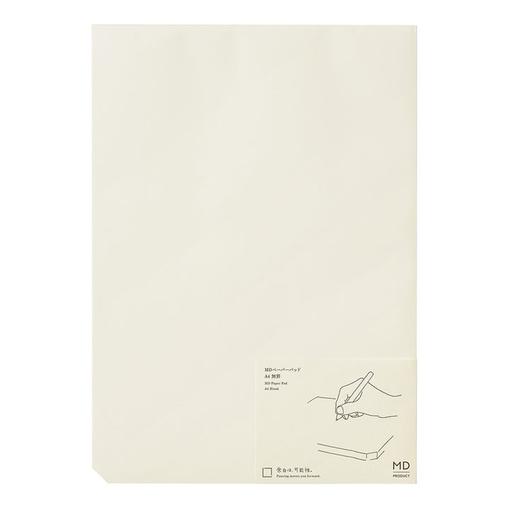 MD Paper Pad A4 Blank — MD Paper paper pad — premium stationery and lifestyle, at Cityluxe Singapore