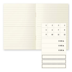 MD Notebook Light A6 - Lined (3pcs/pack)