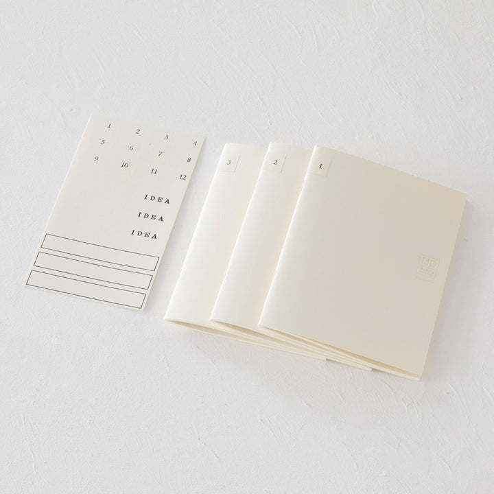 MD Notebook Light A6 in Lined (3pcs/pack) — MD Paper notebook — quality writing journal with premium paper, at Cityluxe Singapore stationery store