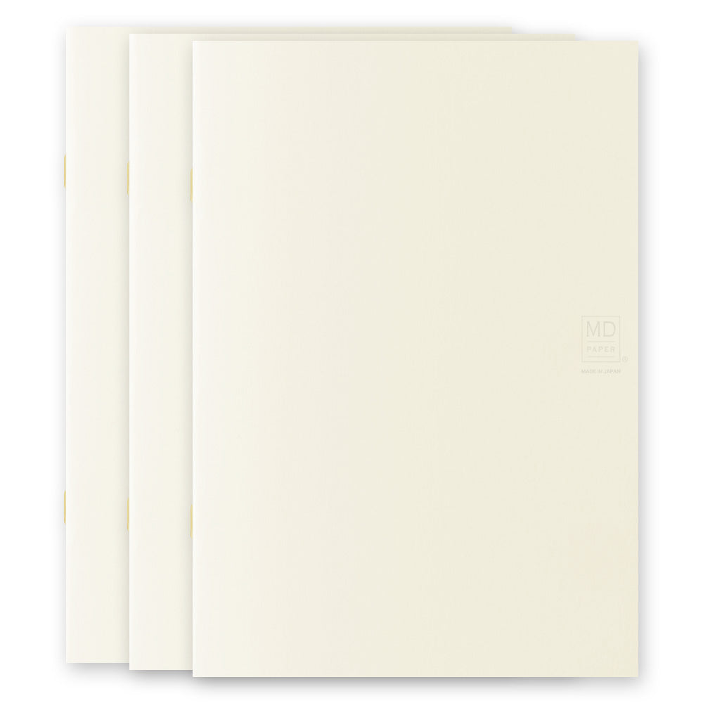 MD Notebook Light <A5> Blank 3pcs Pack A — pocket detail