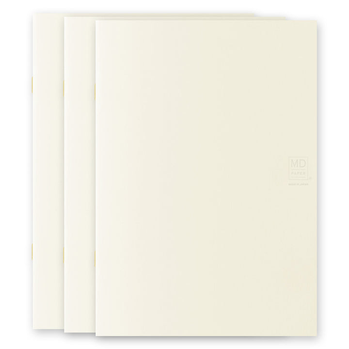 MD Notebook Light <A5> Blank 3pcs Pack A — pocket detail