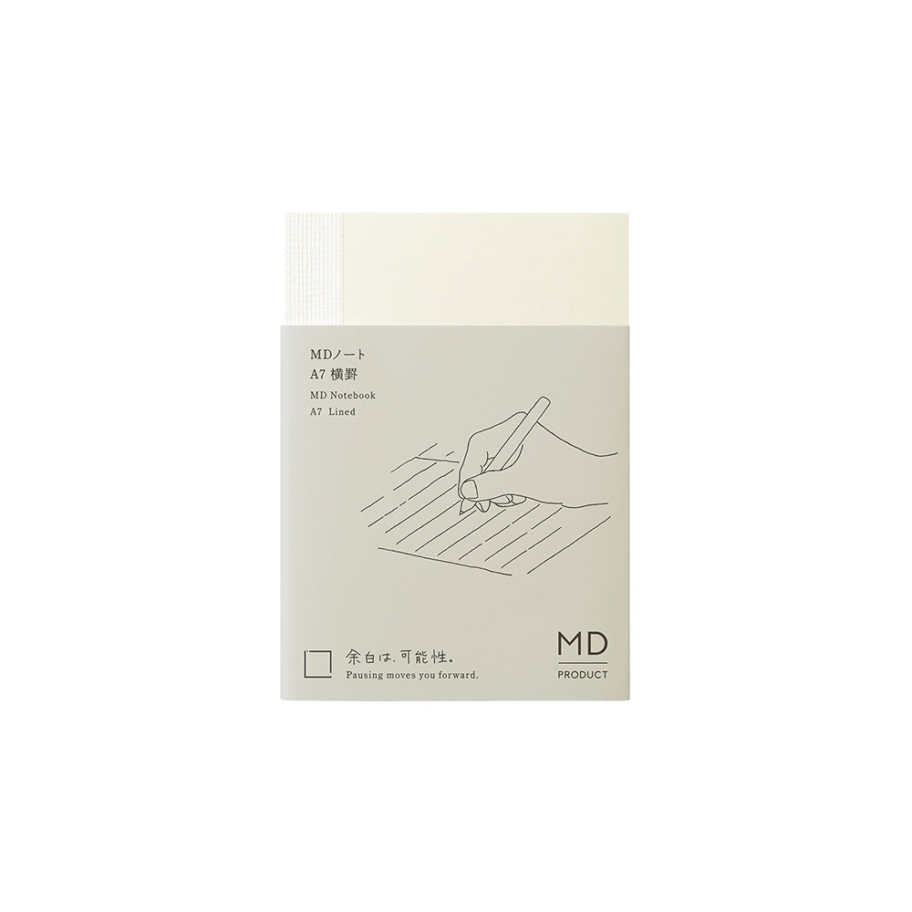 MD Notebook <A7> Lined A — MD Paper notebook — quality writing journal with premium paper, at Cityluxe Singapore stationery store