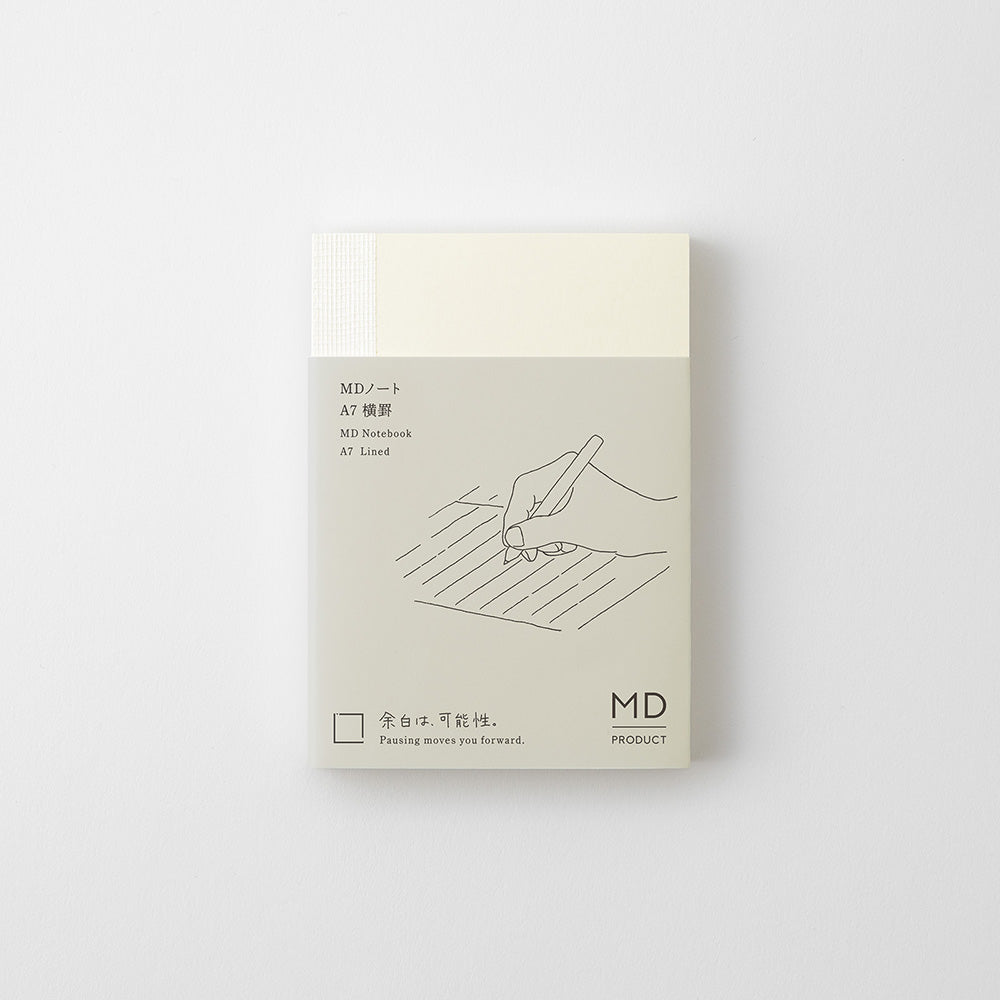 MD Notebook <A7> Lined A — flat lay