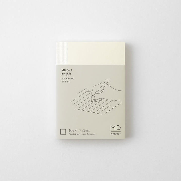 MD Notebook <A7> Lined A — flat lay