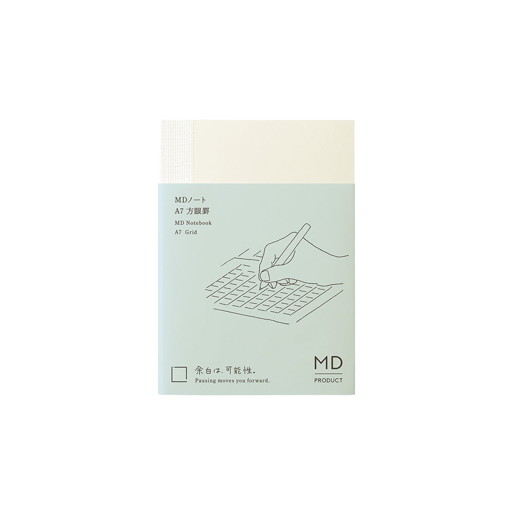 MD Notebook <A7> Grid A — MD Paper notebook — quality writing journal with premium paper, at Cityluxe Singapore stationery store