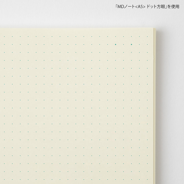 MD Notebook <A7> Dot Grid — spine view