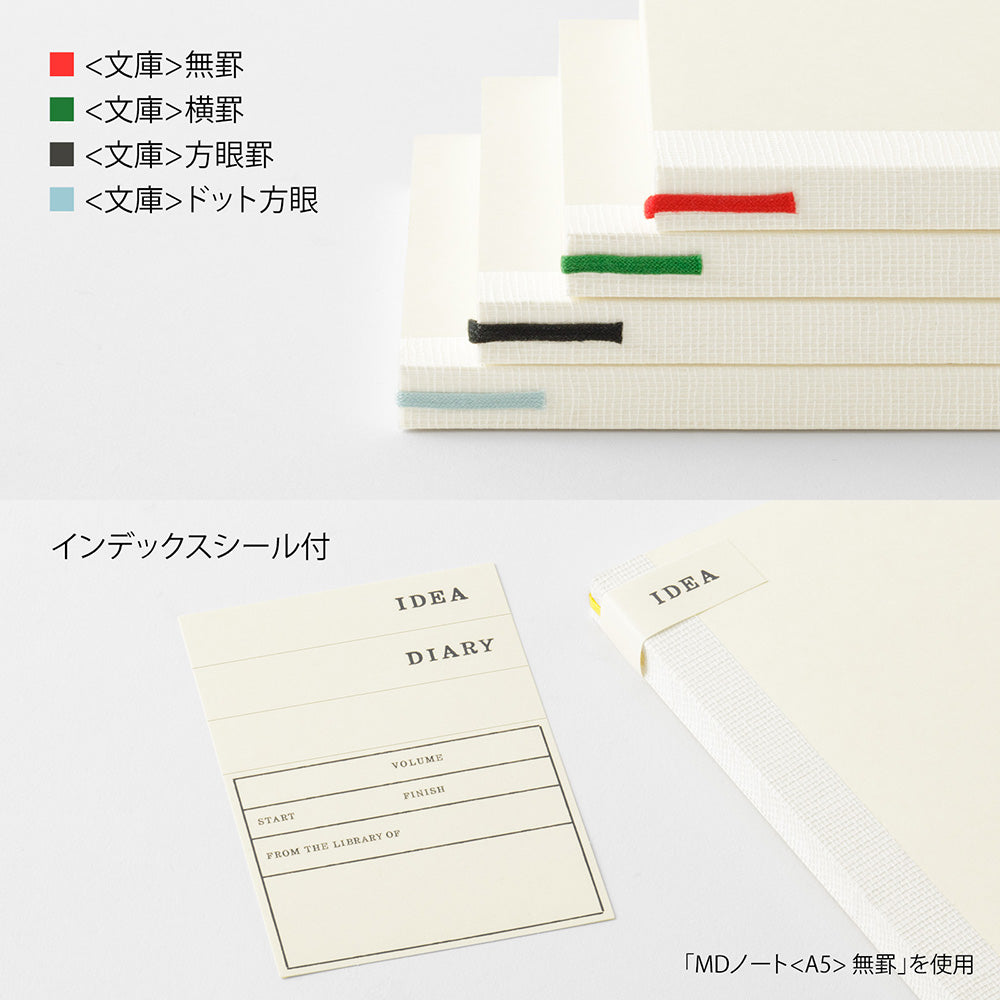 MD Notebook <A6> Lined B — flat lay
