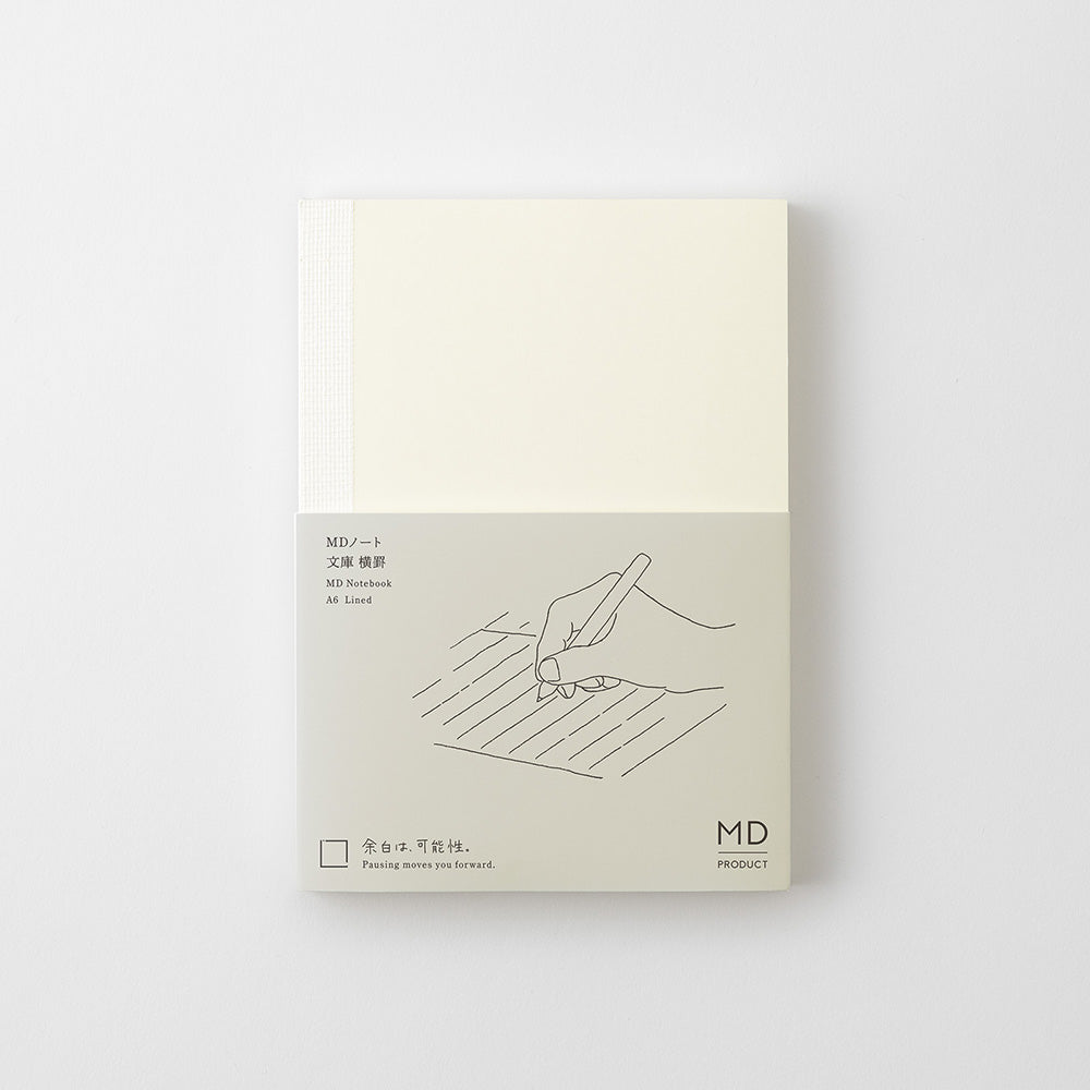 MD Notebook <A6> Lined B — flat lay