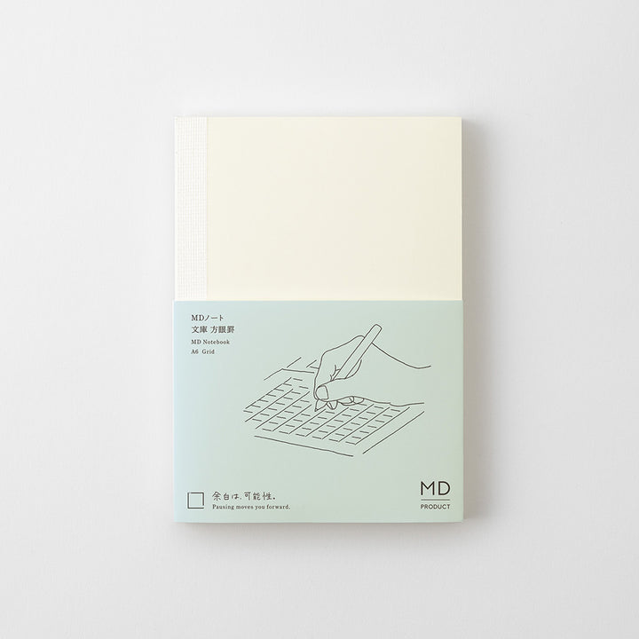 MD Notebook <A6> Grid B — flat lay