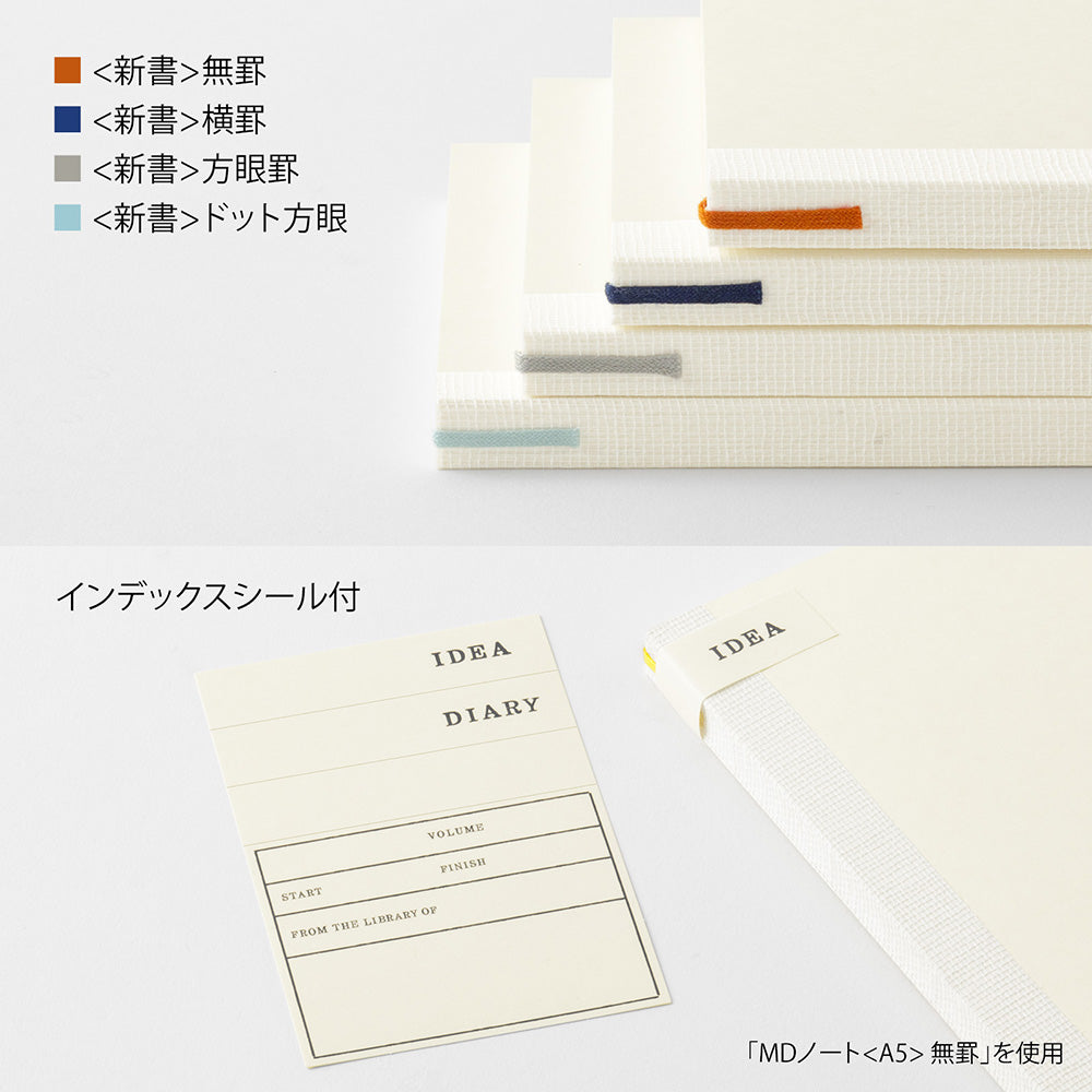 MD Notebook <B6 Slim> Lined B — flat lay