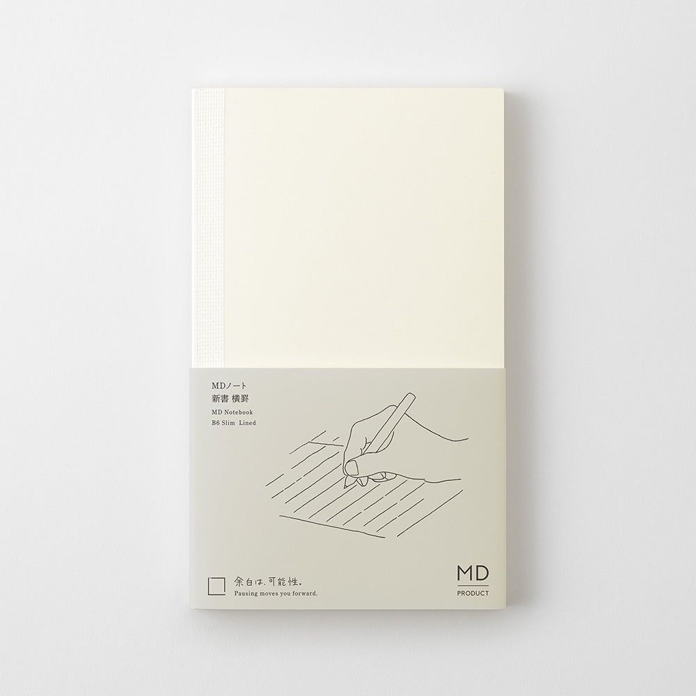 MD Notebook <B6 Slim> Lined B — flat lay