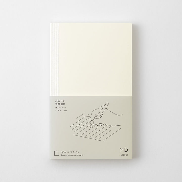 MD Notebook <B6 Slim> Lined B — flat lay