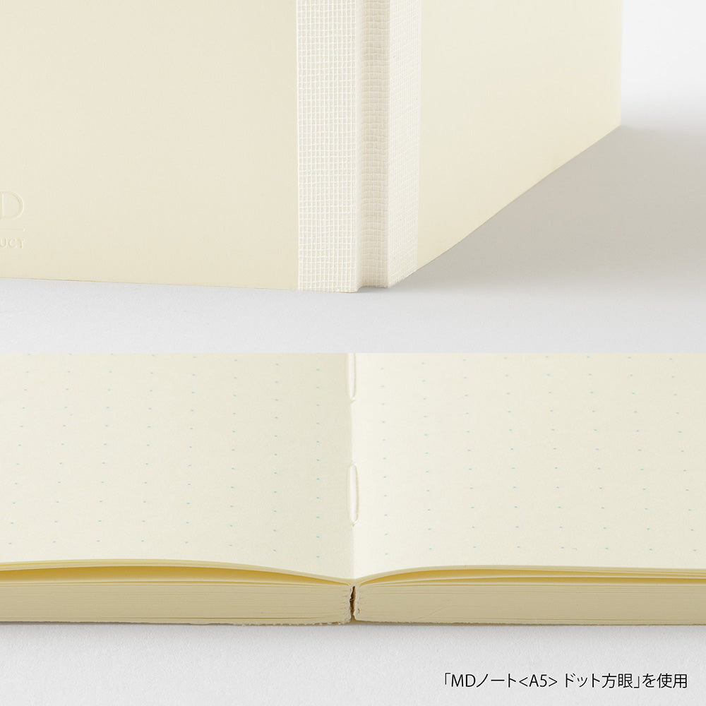 MD Notebook <B6 Slim> Dot Grid — flat lay