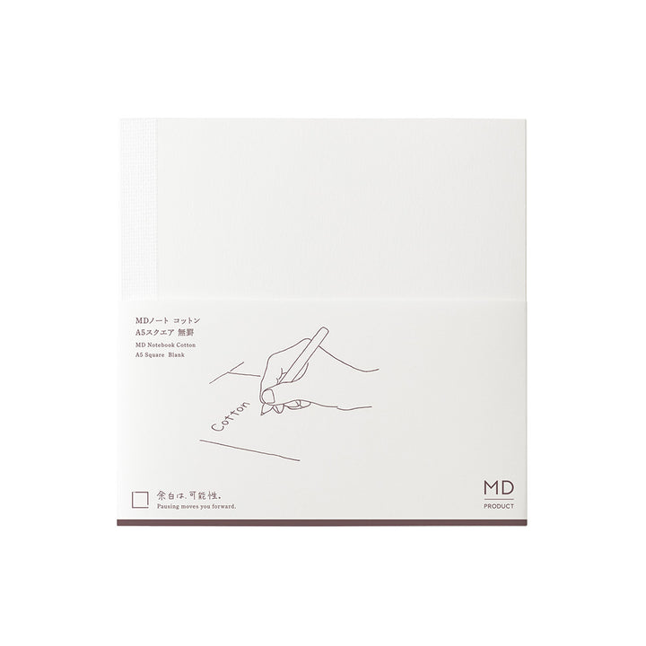 MD Notebook Cotton <A5 Square> Blank A — front cover